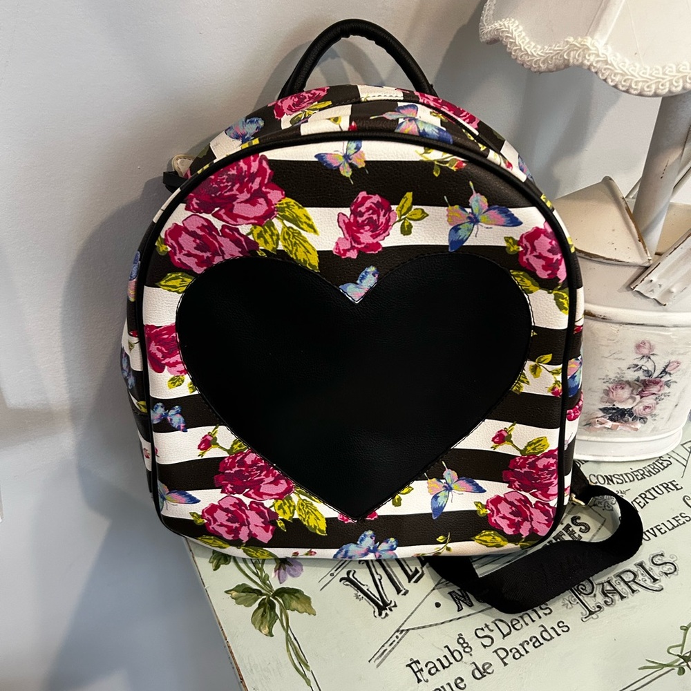 Betsy Johnson back pack purse